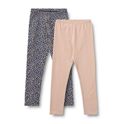 Wheat Jules leggings 2-pak - Blue flowers